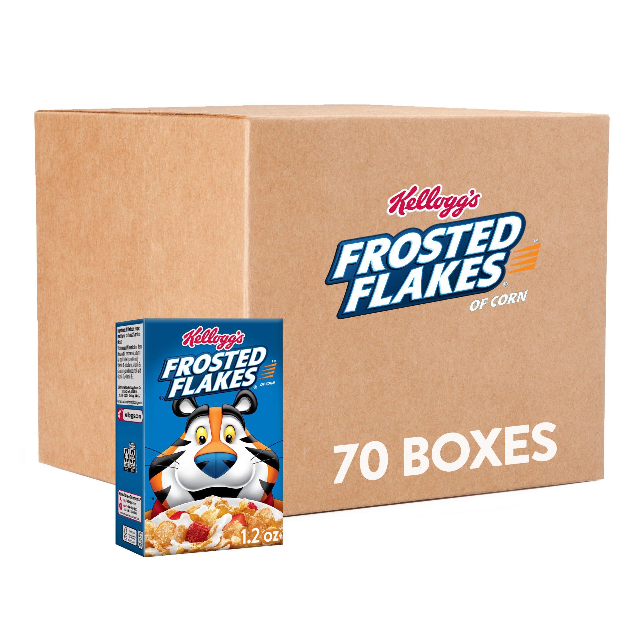 Amazon.com: Kellogg's Frosted Flakes Original Breakfast Cereal